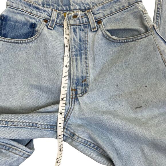 Lenny Upcycled Vintage Levi’s Jeans Light Wash Distressed Mom Jeans 90s Retro - Picture 9 of 16